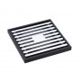 Square Slim Grate Floor Waste, 80mm Outlet